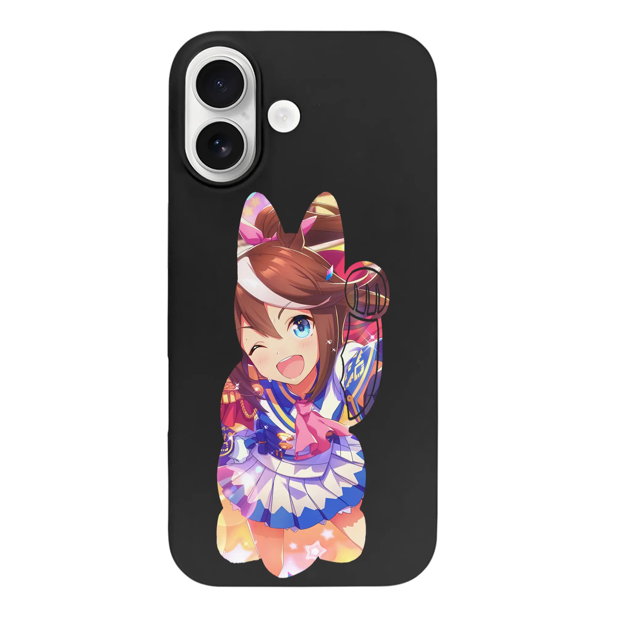 ウマ娘 プリティーダービー グッズ トウカイテイオー - iPhone 17 シリーズ シリコンケース 薄型 耐衝撃 指紋防止 ソフトタッチカバー 精密フィット 傷防止 保護ケース iPhone 17/17 Air/17 Pro/17 Pro Max 対応